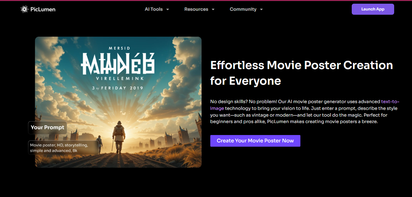 Design Movie Posters Like a Pro Using PicLumen