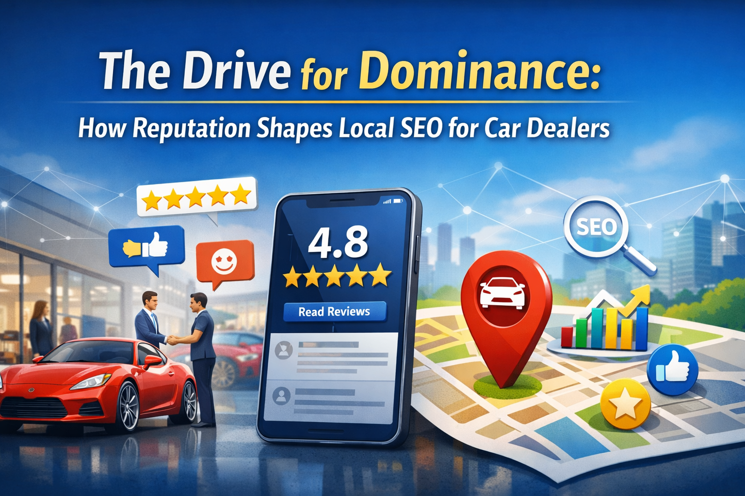 The Drive for Dominance: How Reputation Shapes Local SEO for Car Dealers