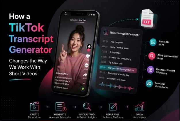 How a TikTok Transcript Generator Changes the Way We Work With Short Videos
