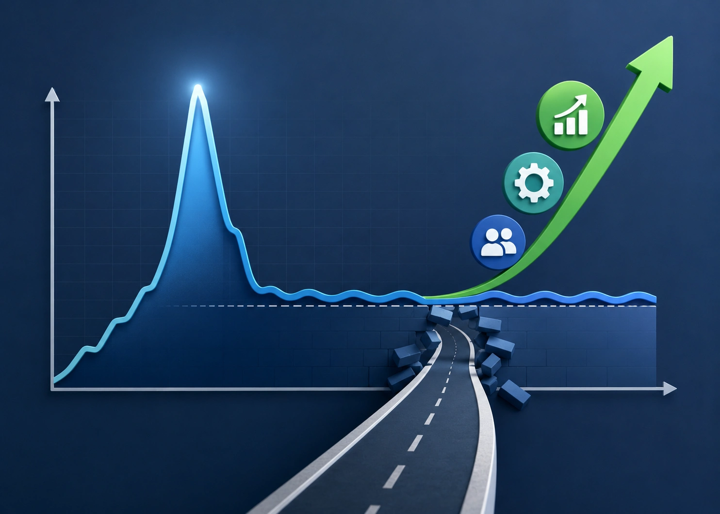 The Traffic Plateau Problem Why Growth Stops After the First Big Push