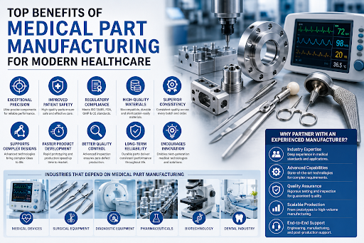 Top Benefits of Medical Part Manufacturing for Modern Healthcare