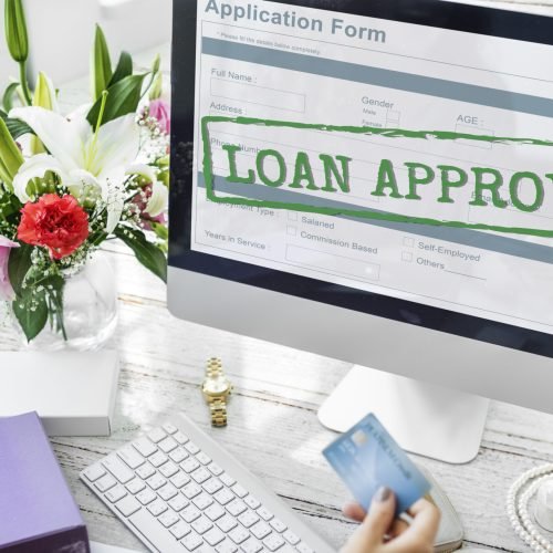 Loan Approved Application Form Concept