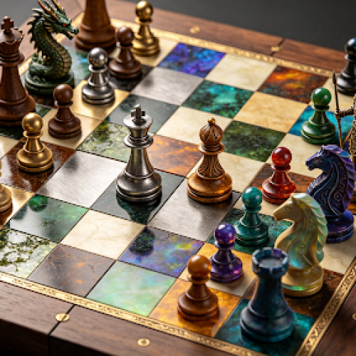 Generate Custom Chess Set Designs from Any Theme